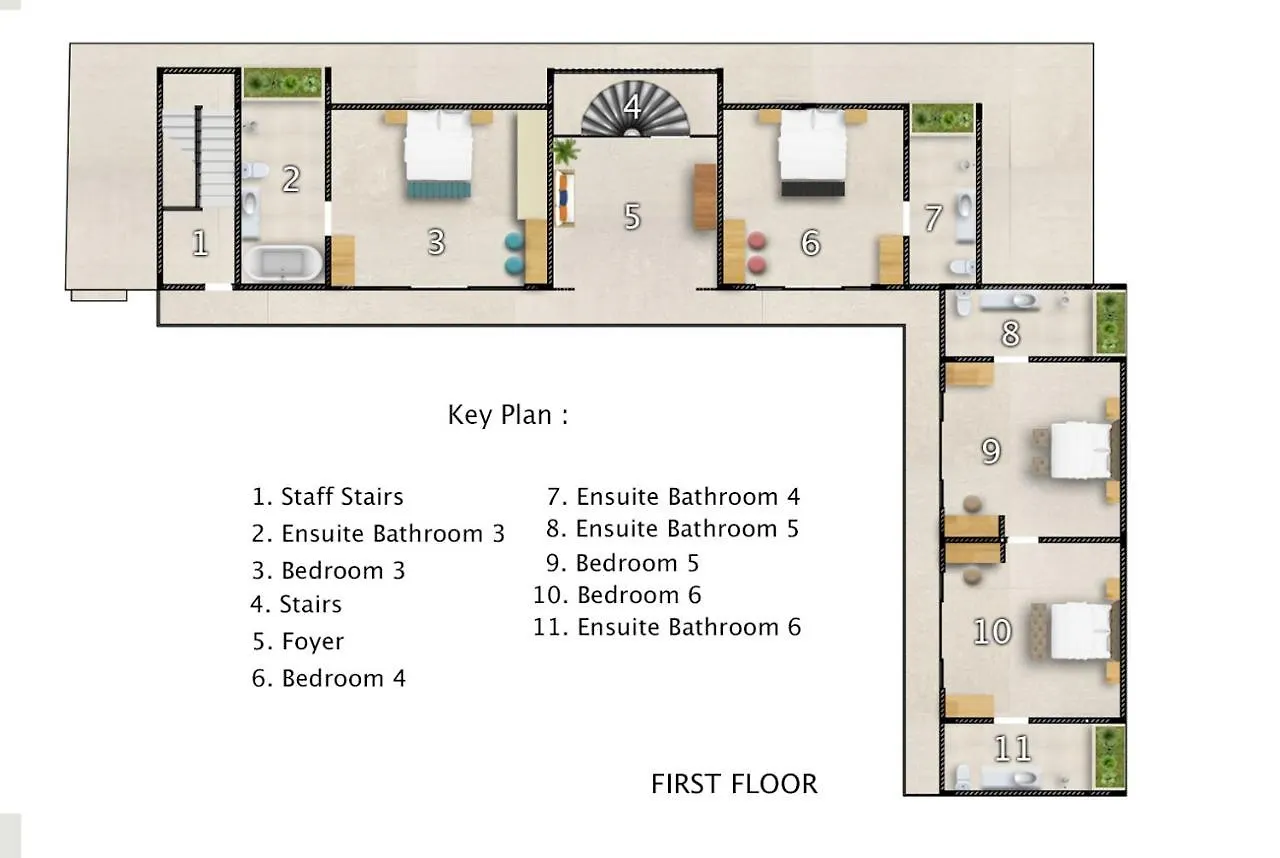 The Botanical 6 Bed Luxury 900 Meter From Beach Seminyak  0*, Seminyak (Bali) Indonesia